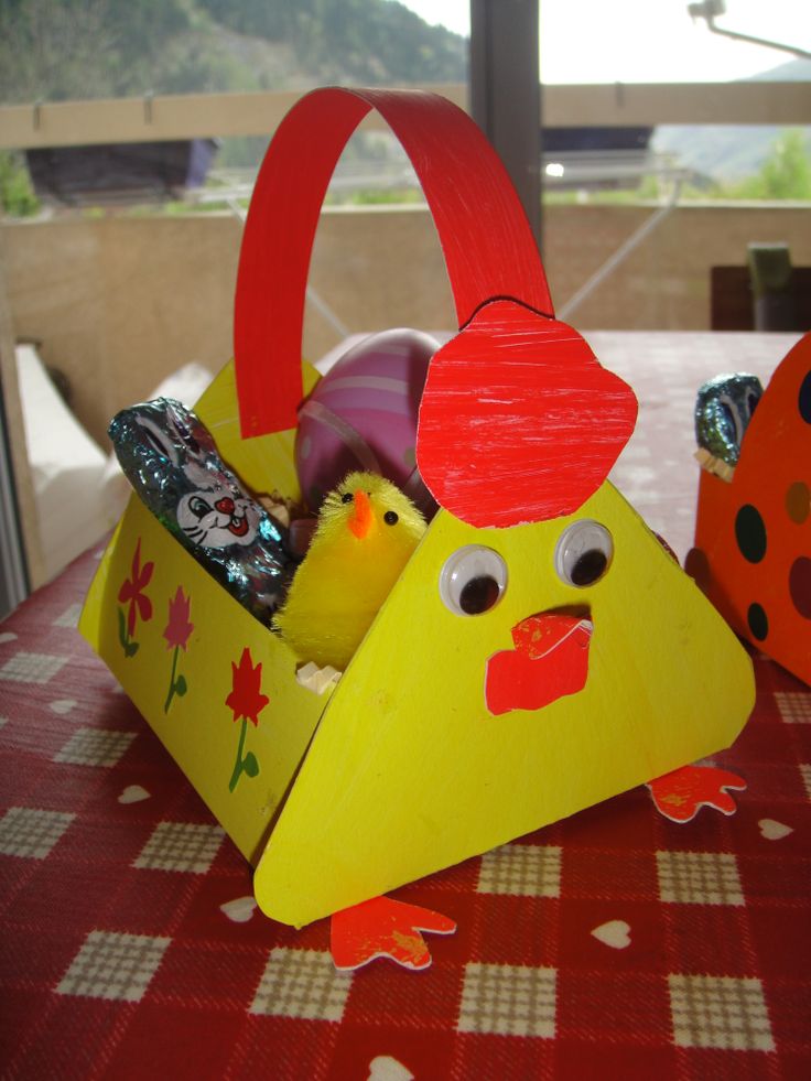 easter basket craft egg idea toddlers crafts paques preschool kindergarten panier paper toddler comment preschoolplanet