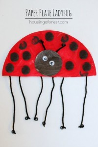 Paper plate ladybug crafts | Crafts and Worksheets for Preschool