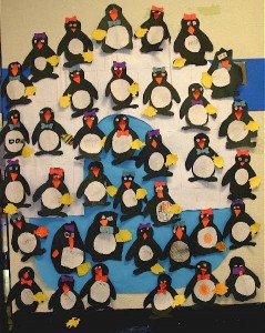penguin buleltin board