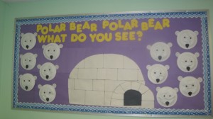 polar bear bulletin board