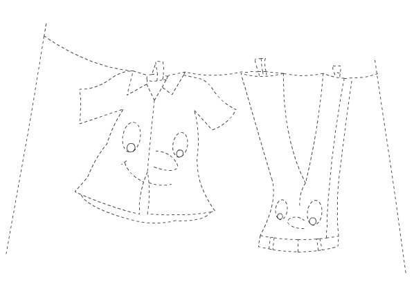 clothes worksheet clipart - photo #39