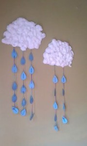 rain clouds craft