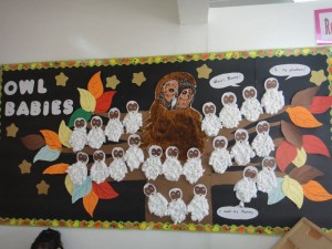 Owl Babies classroom