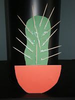 Toothpick Cactus Craft