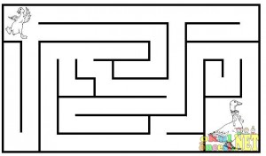 free mother's day maze worksheet