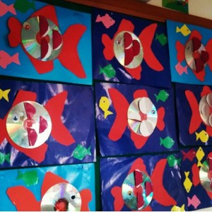 cd fish craft idea for kids