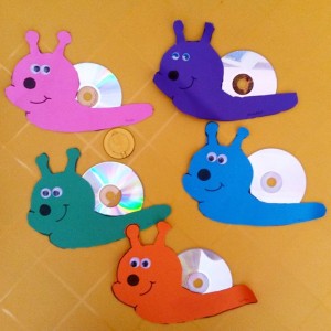 cd snail craft idea for kids (1)
