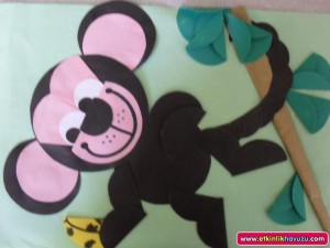 free monkey craft idea for kids (1)