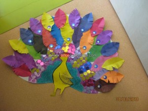 free peacock craft idea for kids (7)