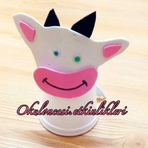 paper cup cow craft (2)