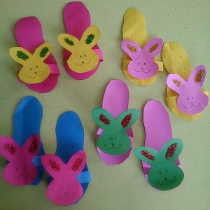 animal slippers craft for kids