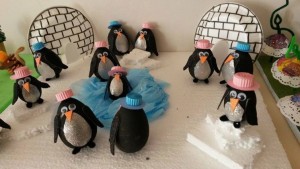 light bulb penguin craft