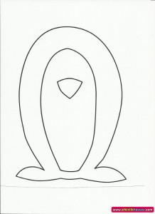 penguin craft with template (1)