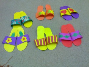 slippers craft idea for kids (1)
