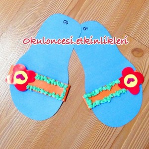 slippers craft idea for kids (11)