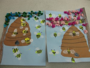 bee bulletin board idea for kids (1)