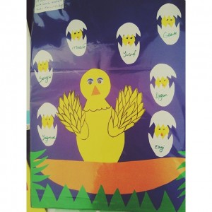 chick and chicken buleltin board