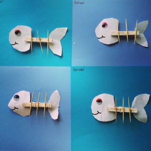 clothespin fish craft