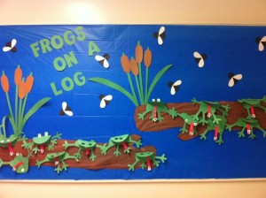 frog bulletin board