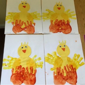 handprint chick craft (1)