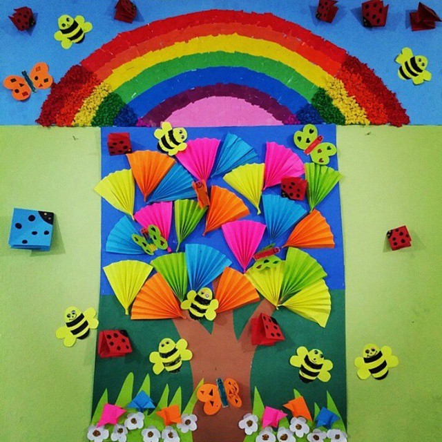 Tree craft idea for kids | Crafts and Worksheets for Preschool,Toddler
