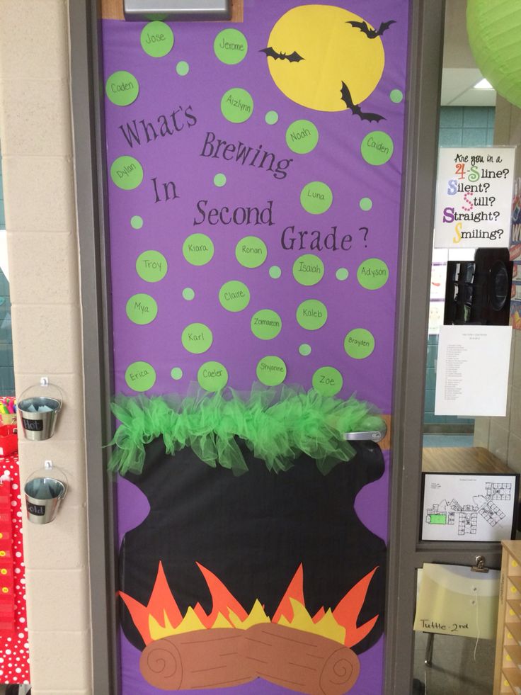 Halloween Classroom Door Decoration Crafts And Worksheets