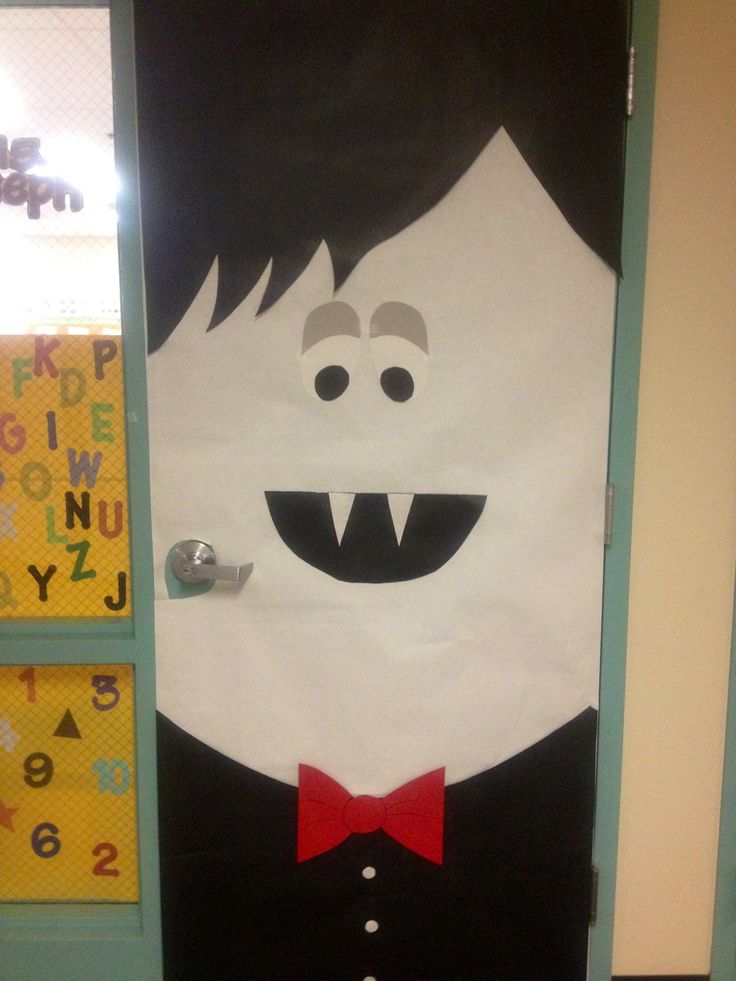 Vampire Classroom Door Decoration Crafts And Worksheets