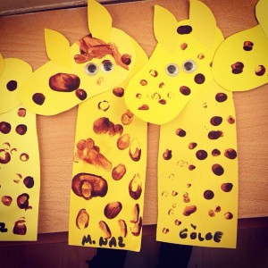 number 1 giraffe craft