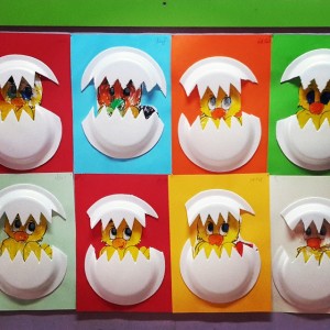 paper plate chicken craft (2)