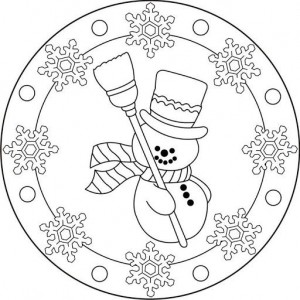 snowman mandala coloring (2)