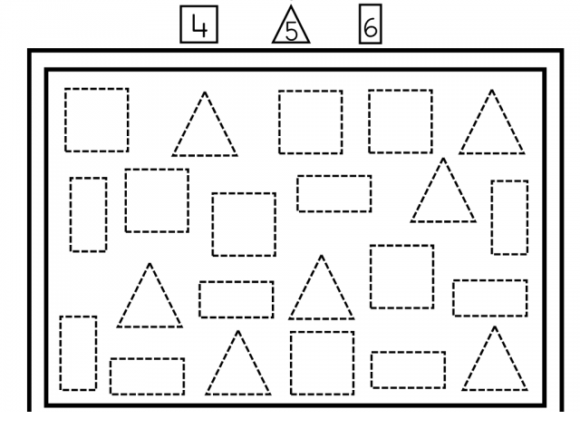 Shapes worksheet for kids | Crafts and Worksheets for Preschool,Toddler