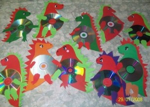 cd dinosaur craft