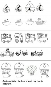difference worksheet for kids