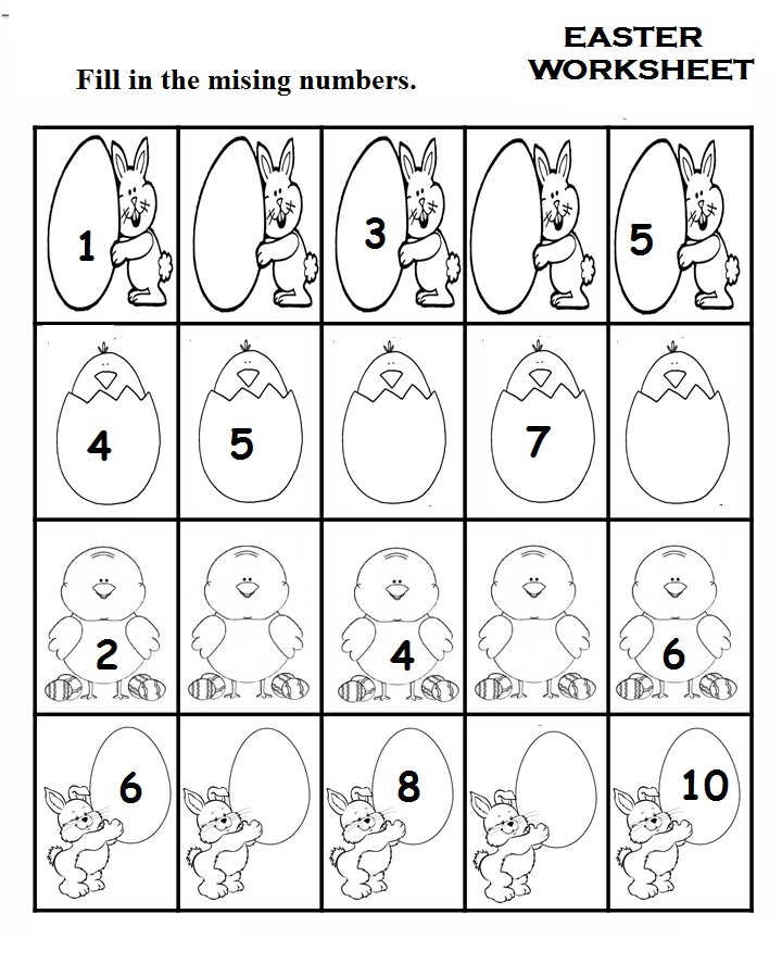 Free Printable Easter Activities For Kindergarten