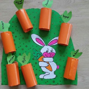 toilet paper roll carrot craft
