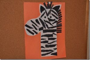 zebra craft idea