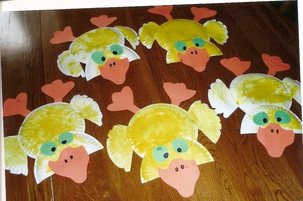 paper plate duck craft idea for kids