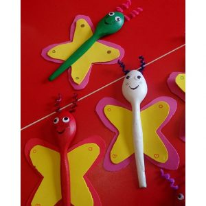 wooden spoon butterfly craft (2)