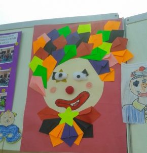 clown bulletin board idea