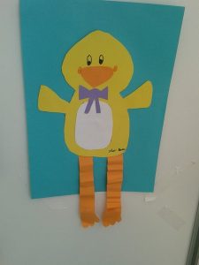 duck craft idea for preschoolers