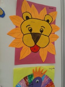 lion craft idea for preschoolers