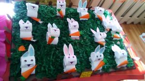 paper roll bunny craft
