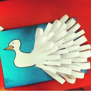 swan craft idea for preschoolers