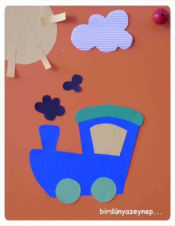 Train craft idea for kids | Crafts and Worksheets for Preschool,Toddler