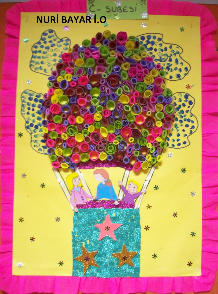 Hot air balloon craft idea for kids | Crafts and Worksheets for