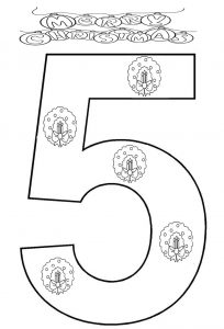 number-5-coloring-page