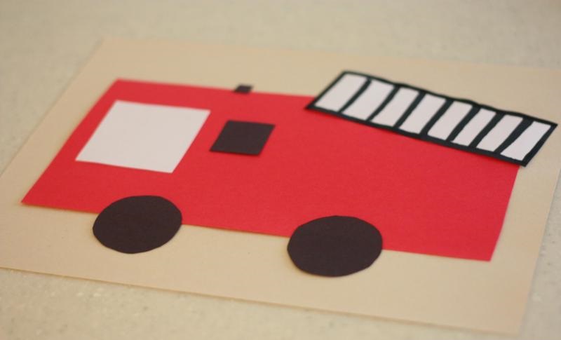 truck fire craft idea crafts preschool preschoolactivities toddler