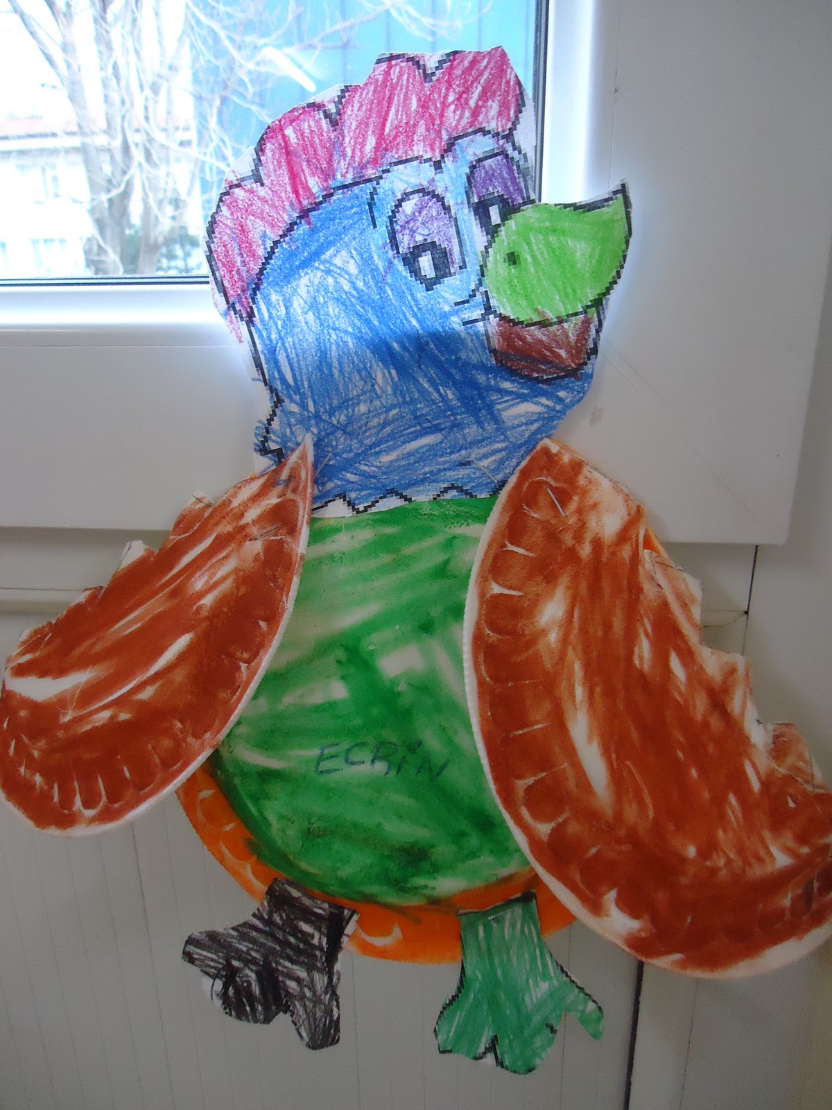 craft plate paper bird idea animals crafts kindergarten preschoolactivities