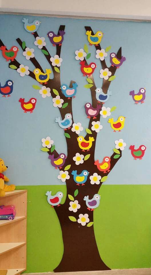 tree spring craft idea crafts preschool worksheets
