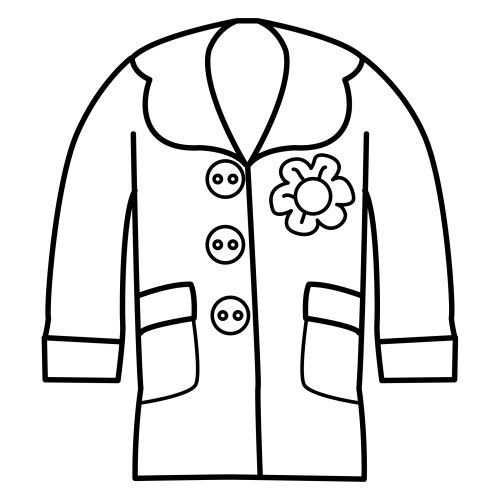 Coat Coloring Pages 10